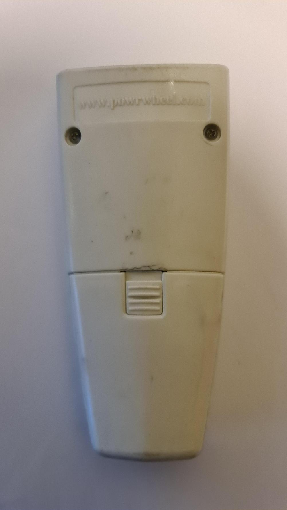 Power Touch  Remote Control - Back Image