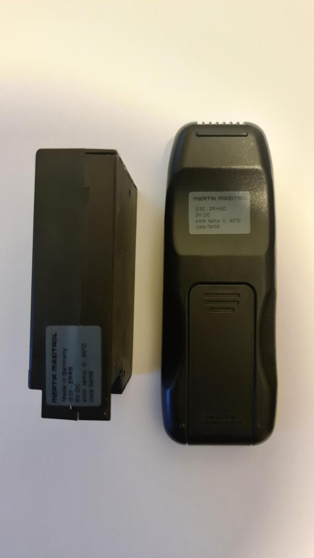 Magiglo  handset and receiver Remote Control - Back Image