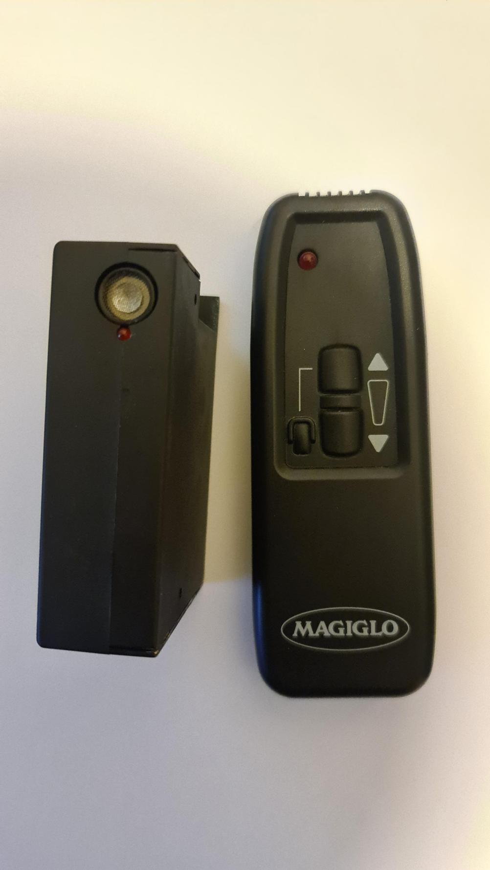 Magiglo  handset and receiver Remote Control - Front Image