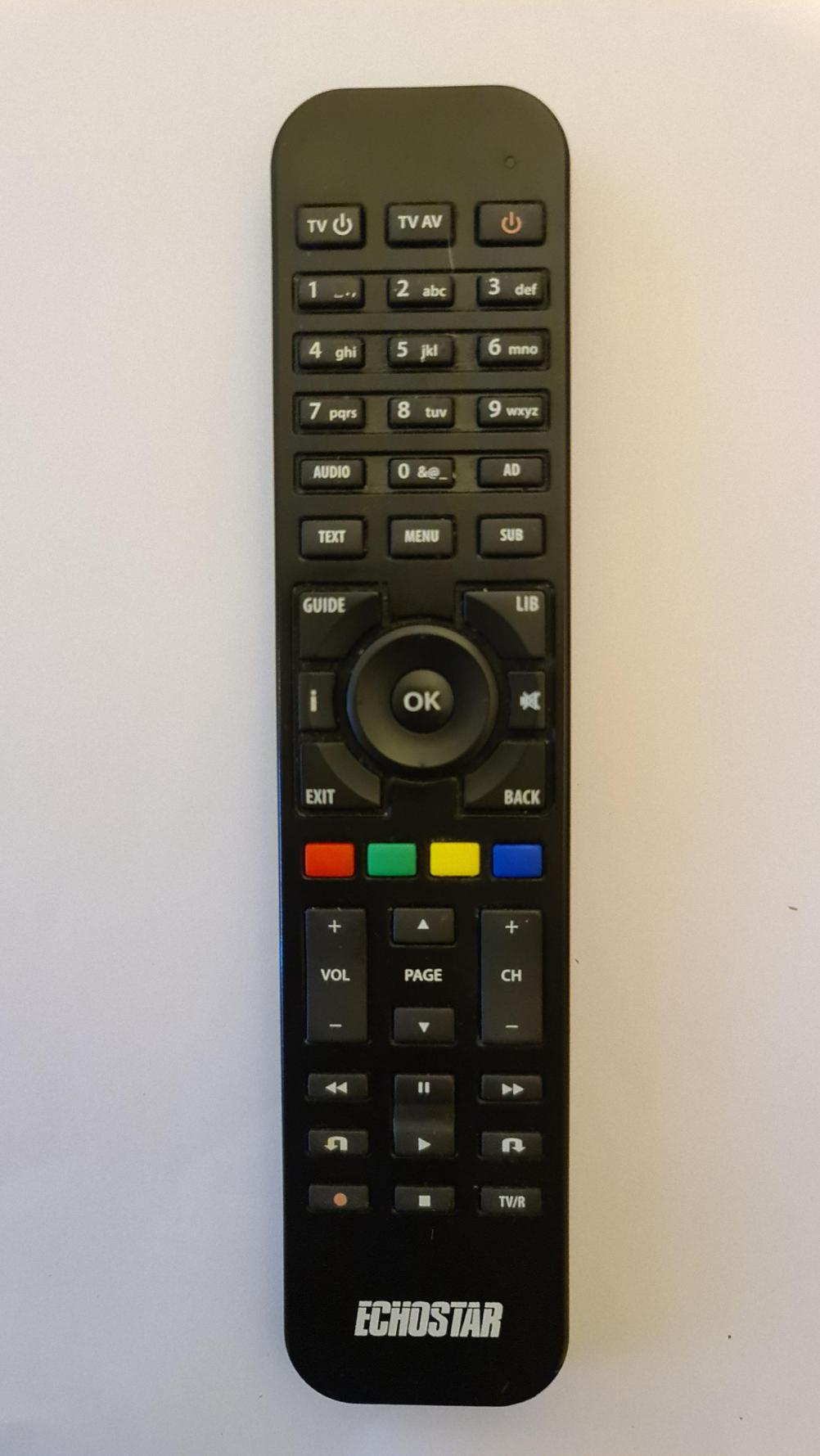 Echostar  Remote Control - Front Image