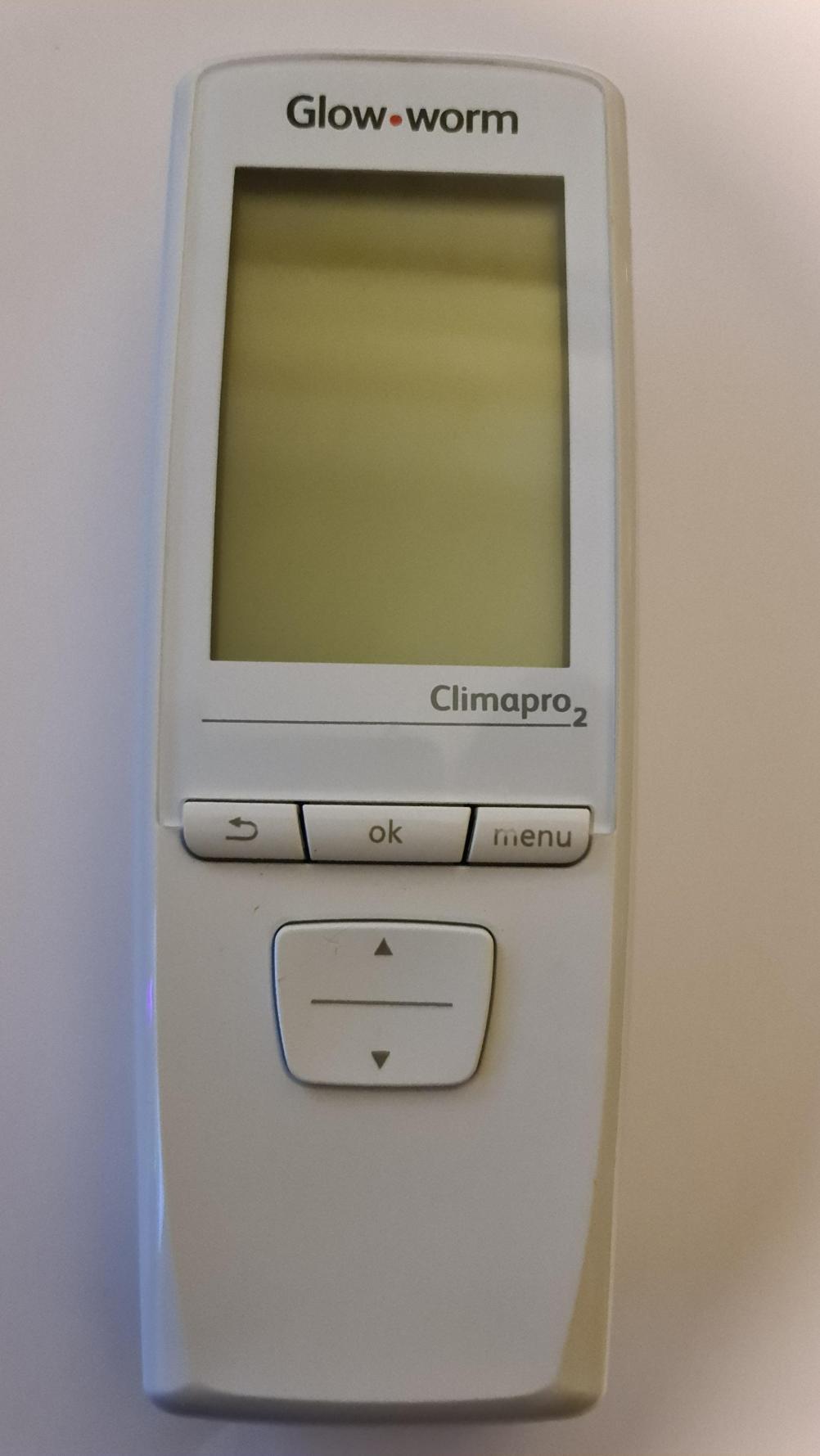 Climapro 2  Remote Control - Front Image