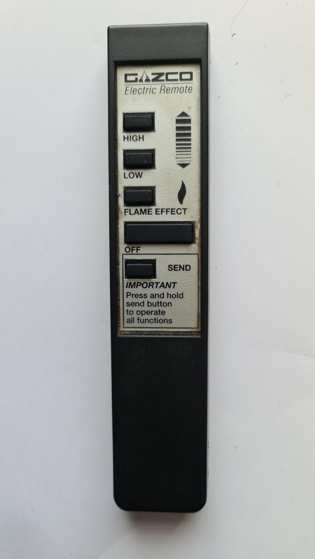 GAZCO  Remote Control - Front Image