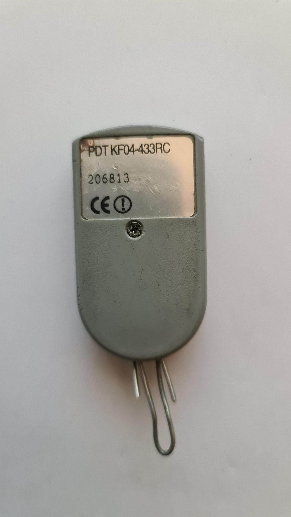 PDT KF04 Remote Control - Back Image