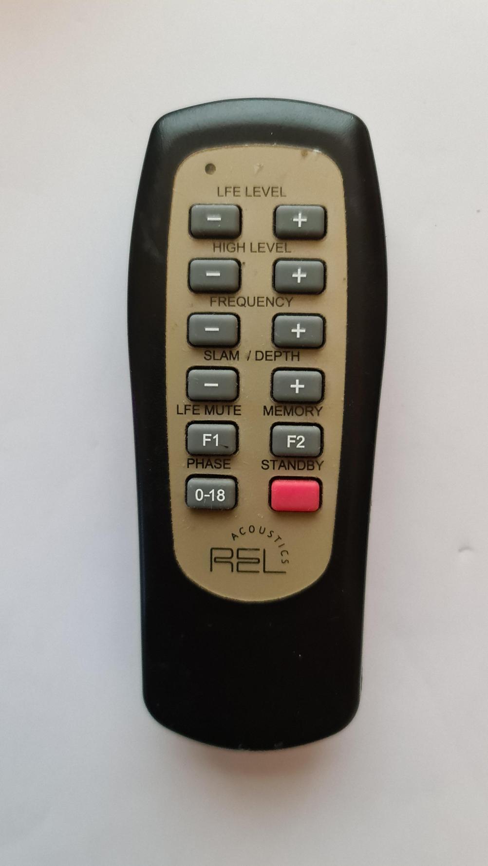 REL Acoustics  Remote Control - Front Image