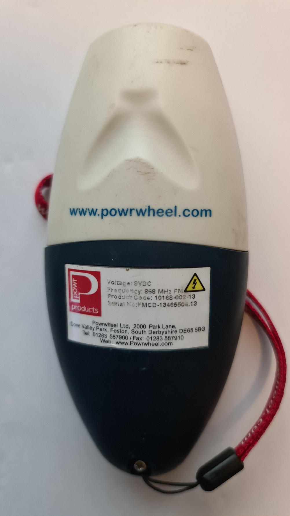 Powr  Remote Control - Back Image