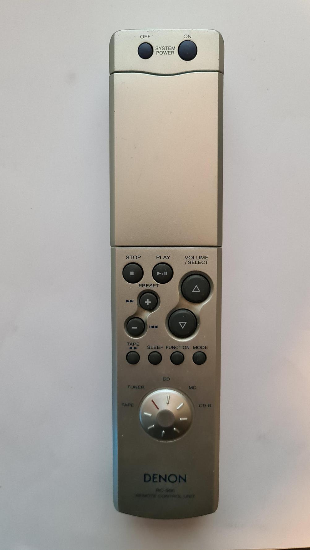 Denon RC-906 Remote Control - Front Image