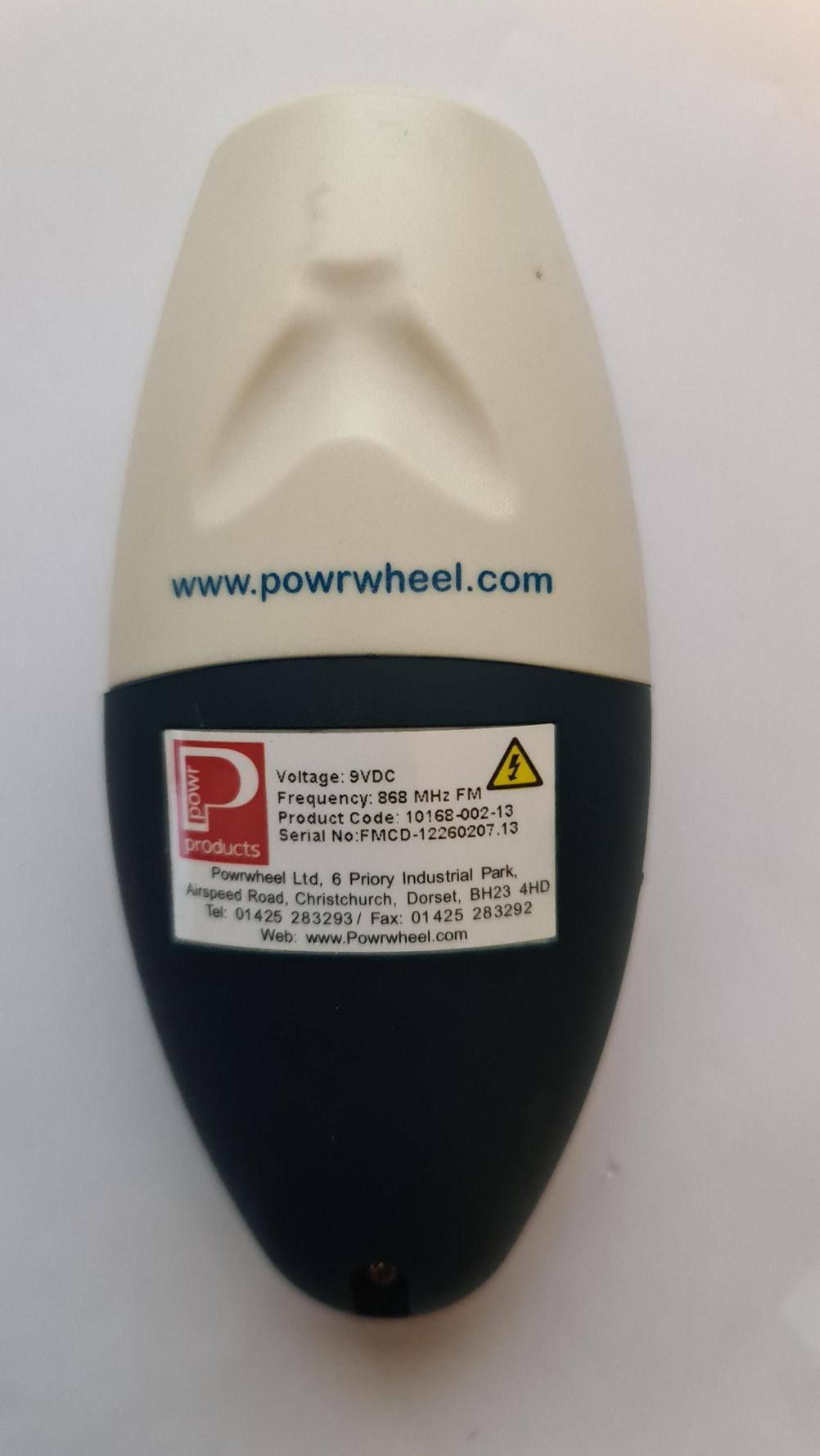 Powrwheel  Remote Control - Back Image