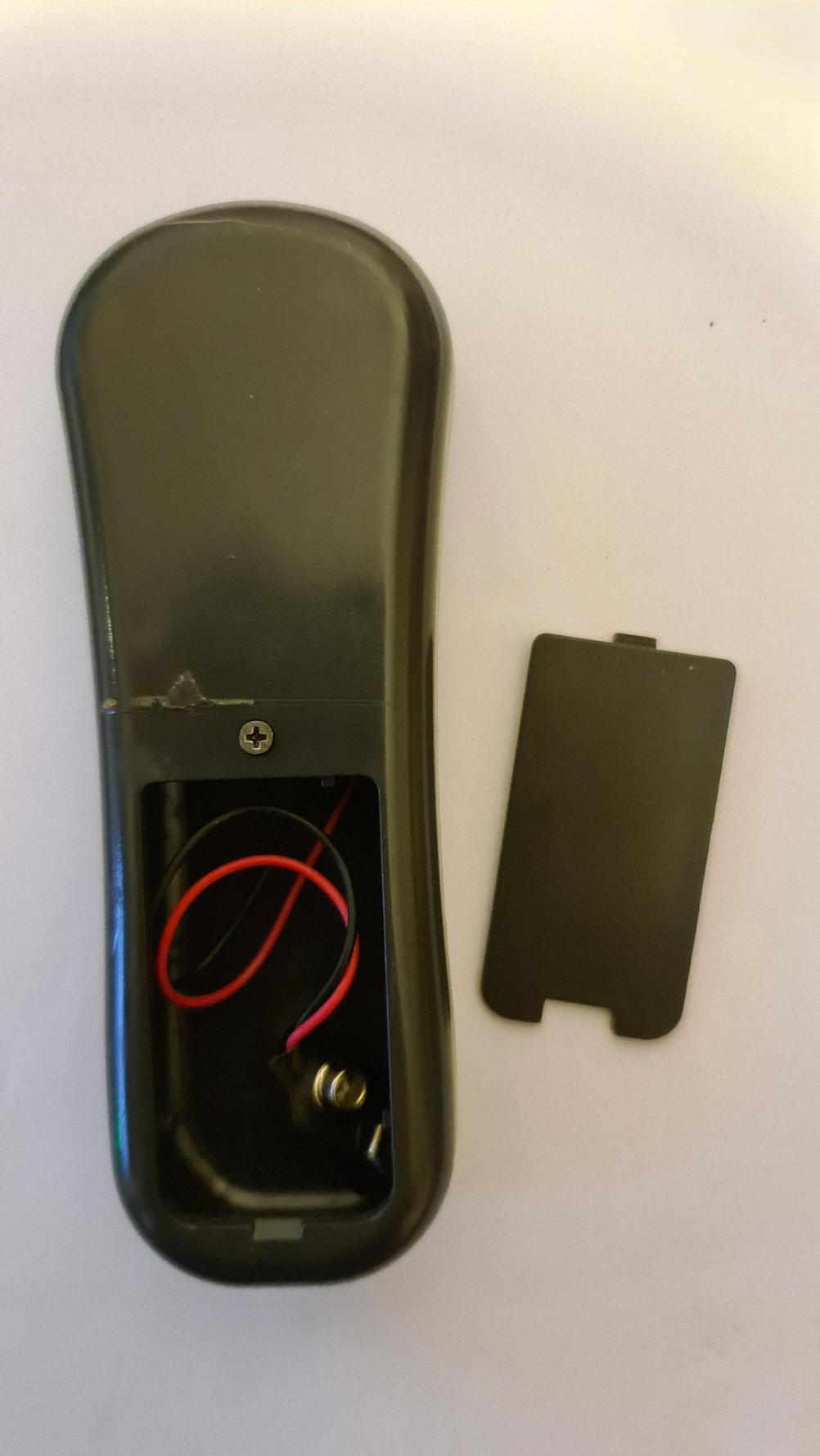 Valor  OSCF16/18 Remote Control - Back Image