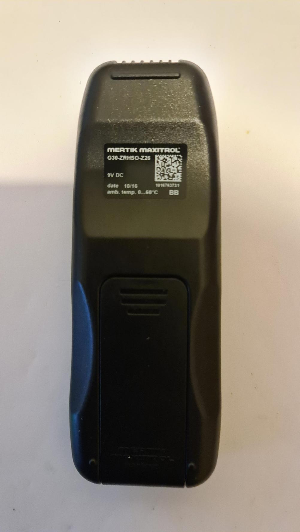 MERTIK MAXITROL  G30-ZRHSO-Z26 Remote Control - Back Image