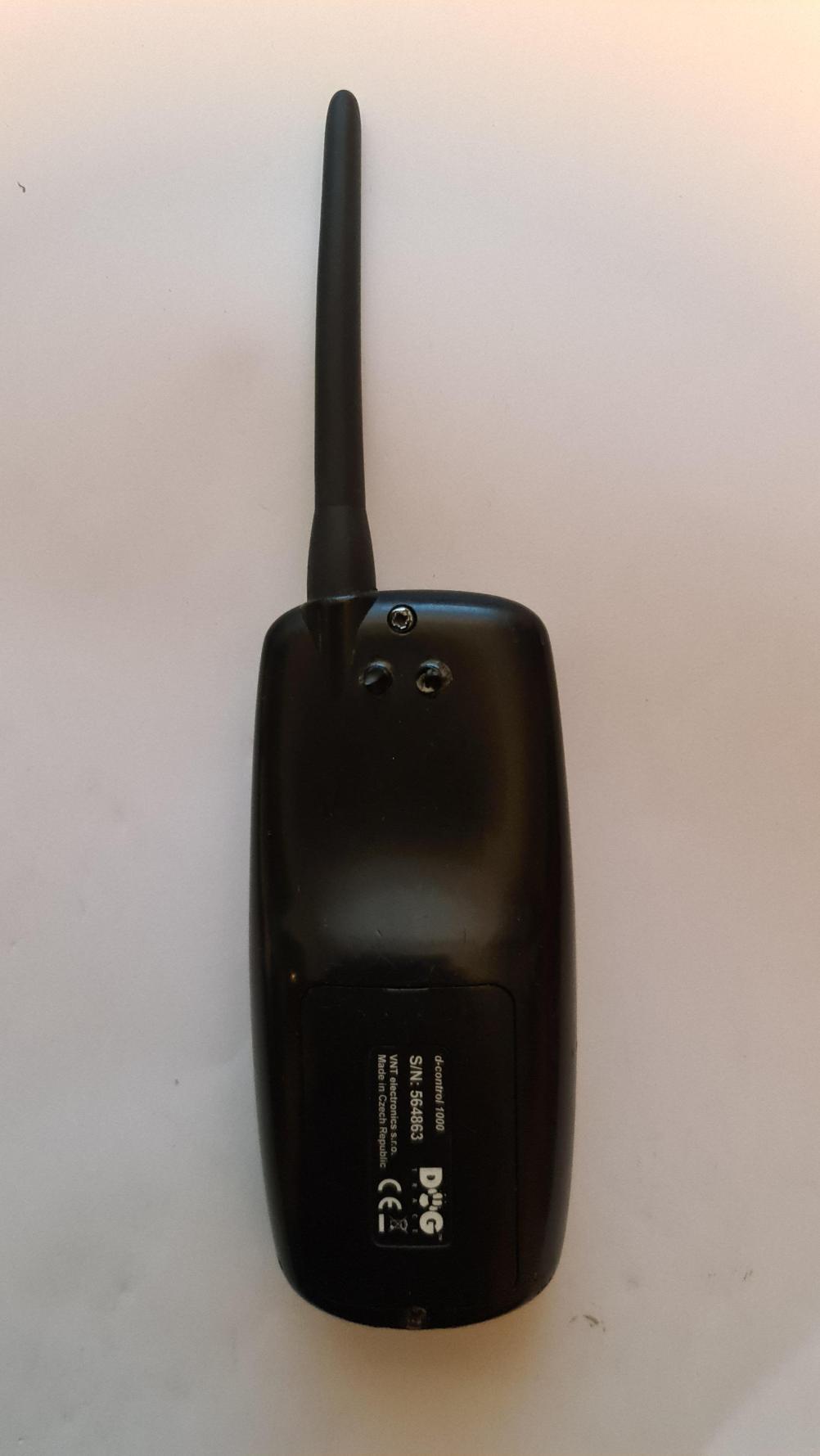 d-control 1000 Remote Control - Back Image