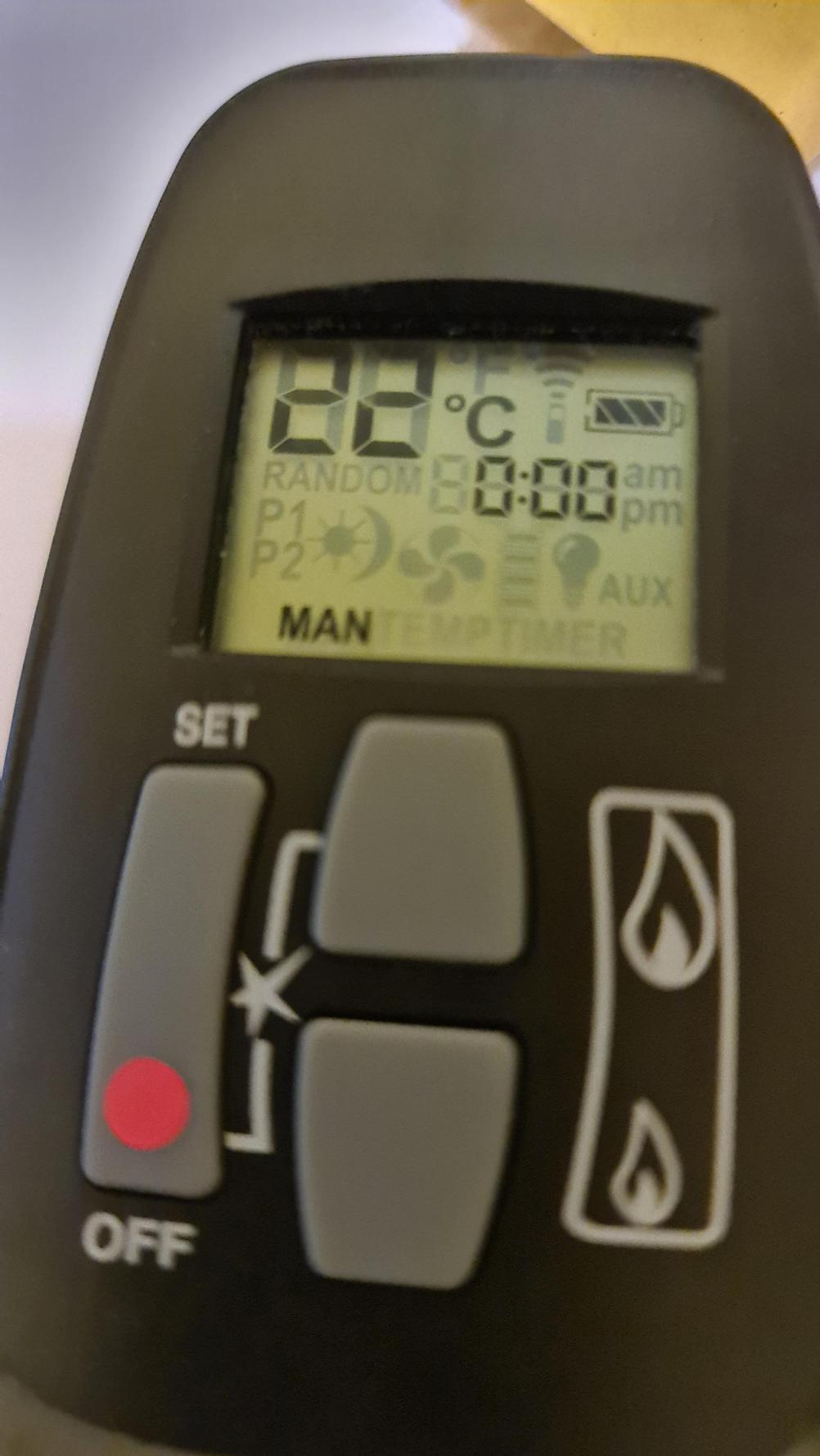 Mertik Maxitrol G6R-H4T5-GA Remote Control - Second Inside Image