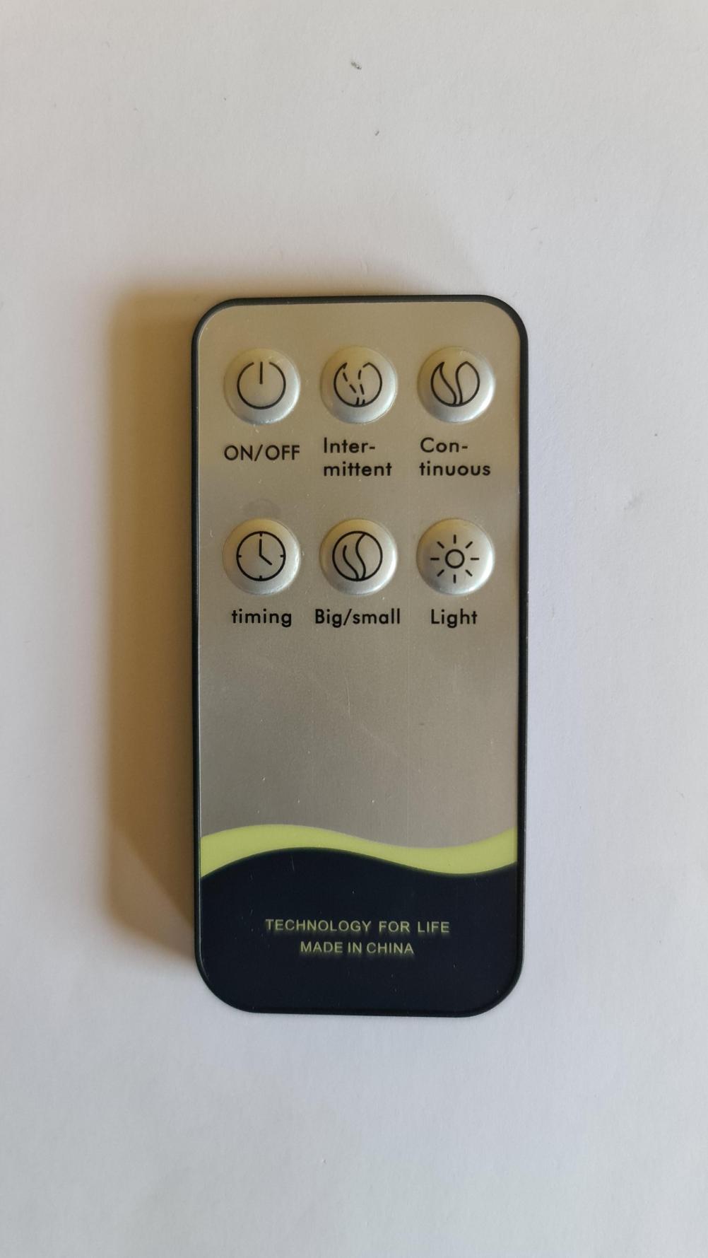 TUOMAN Essential Oil Diffuser Remote Control - Front Image