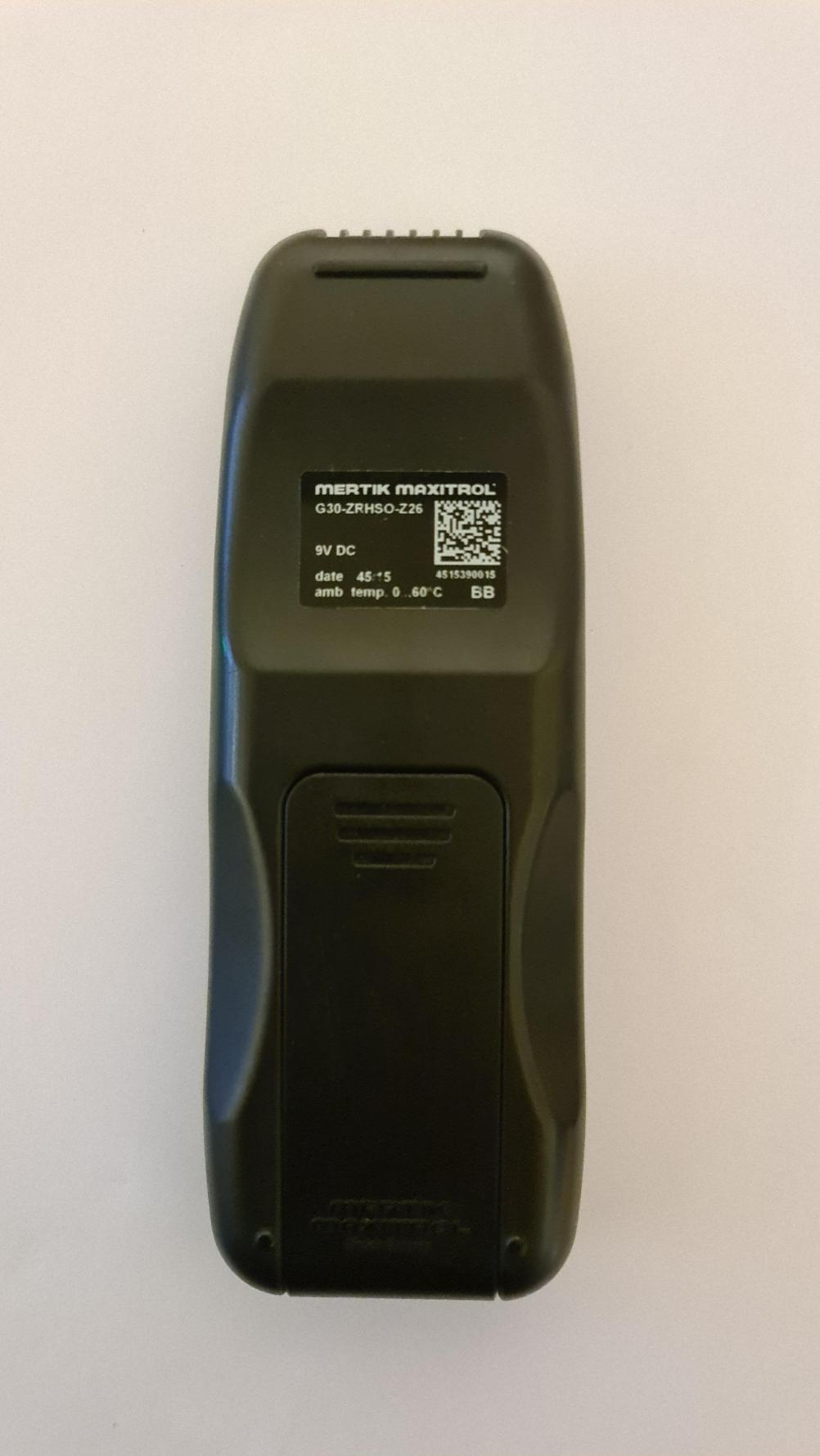 Merrick Maxitrol G30-ZRHSO - Z26  Remote Control - Back Image