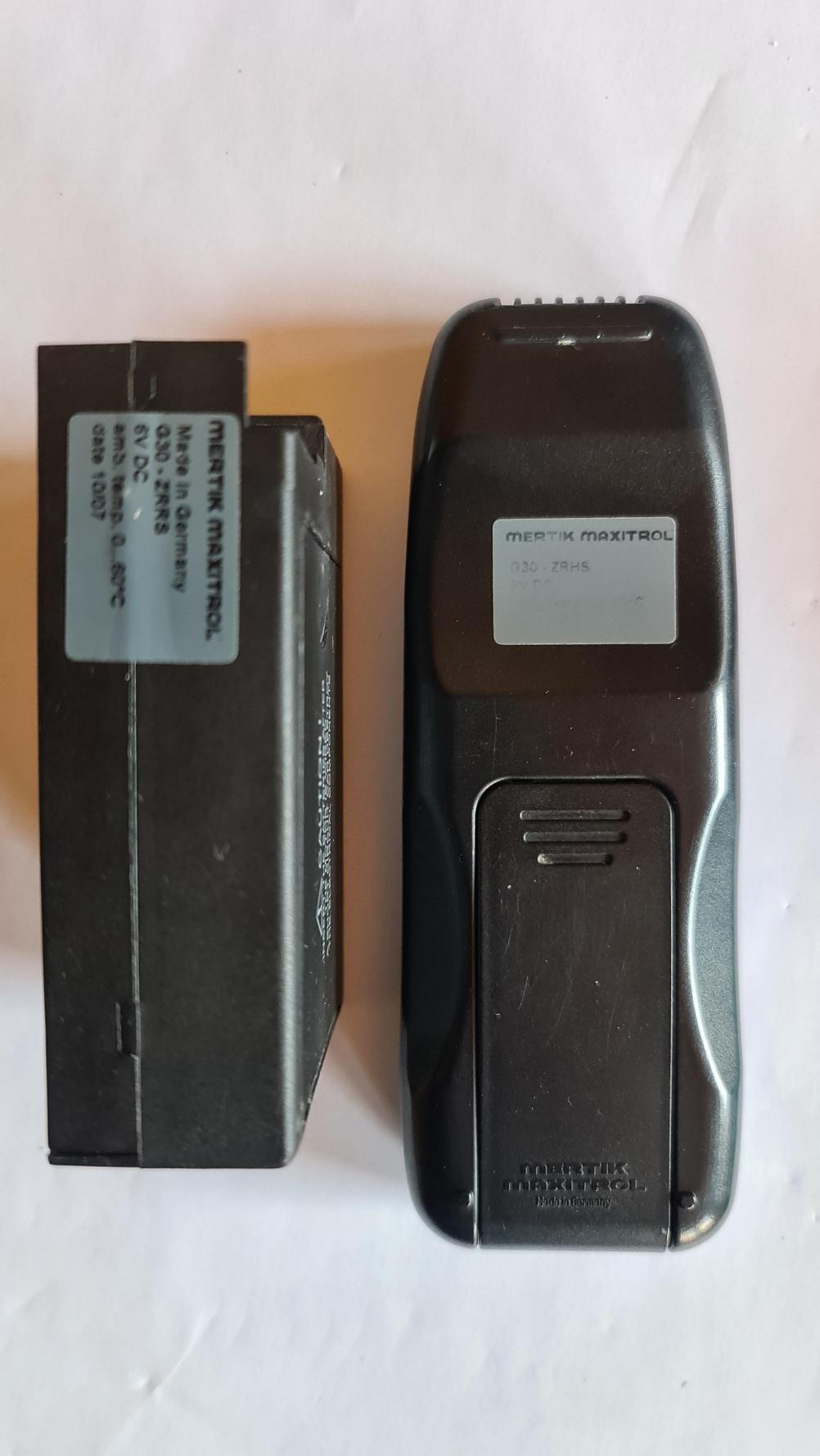 Mertik Maxitrol  Remote Control - Back Image