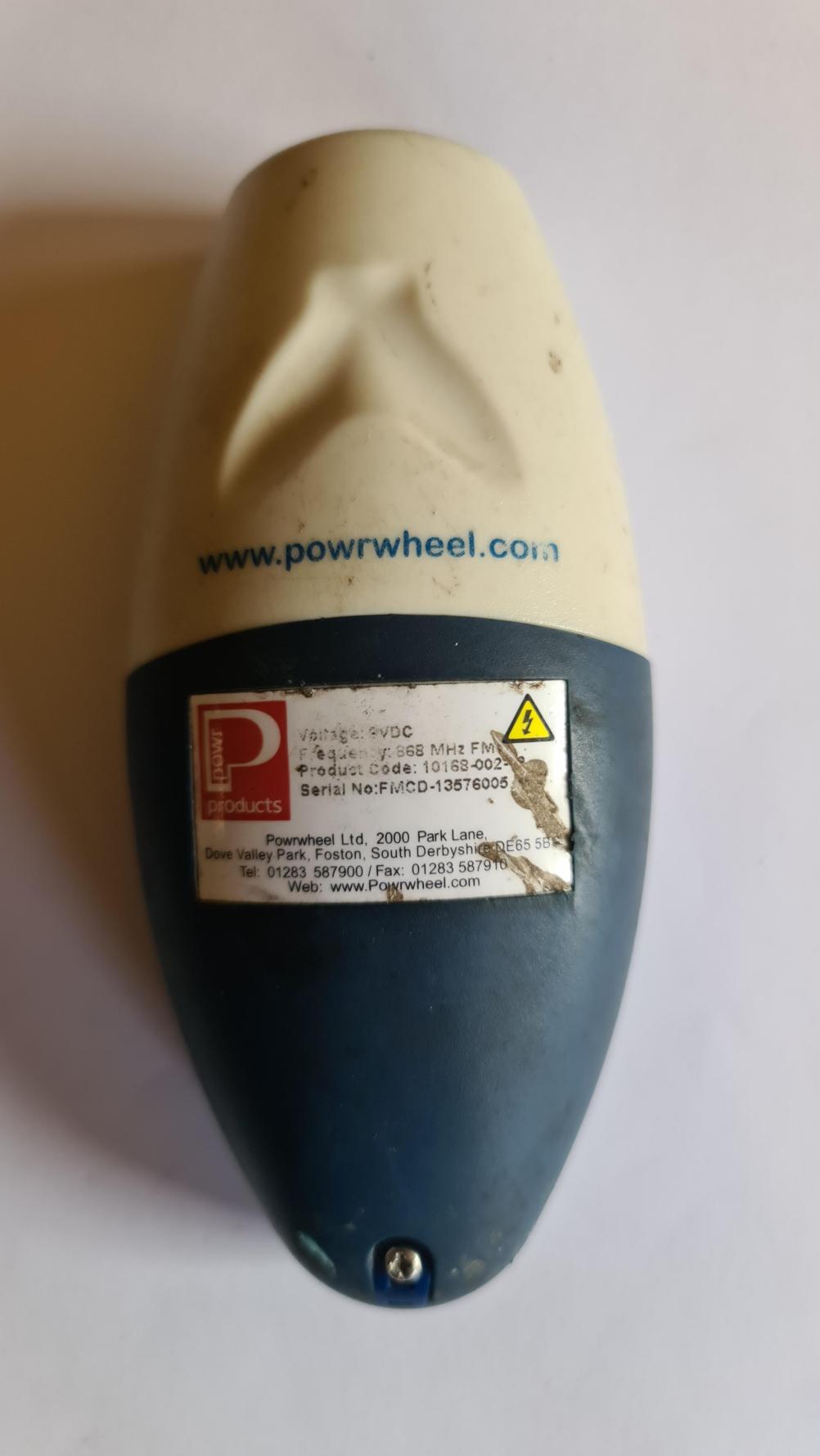 Powrwheel  Remote Control - Back Image
