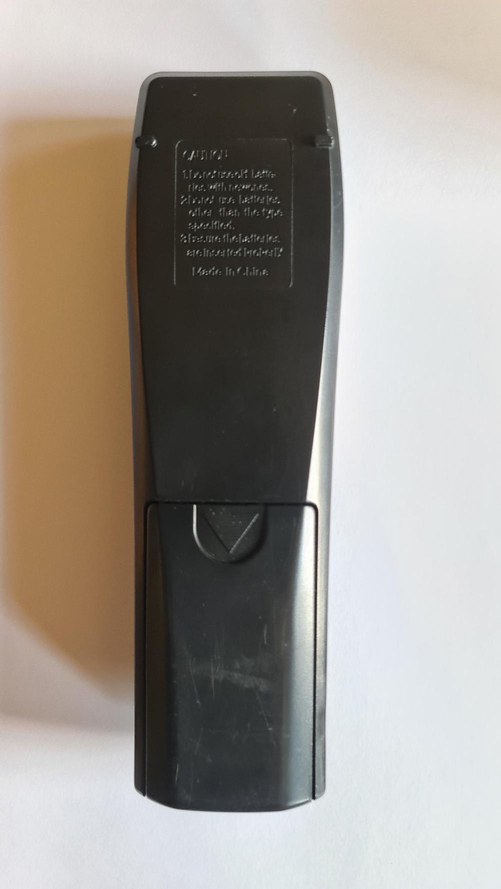 Blyss  Carolina Wall Hung Fire  Remote Control - Back Image
