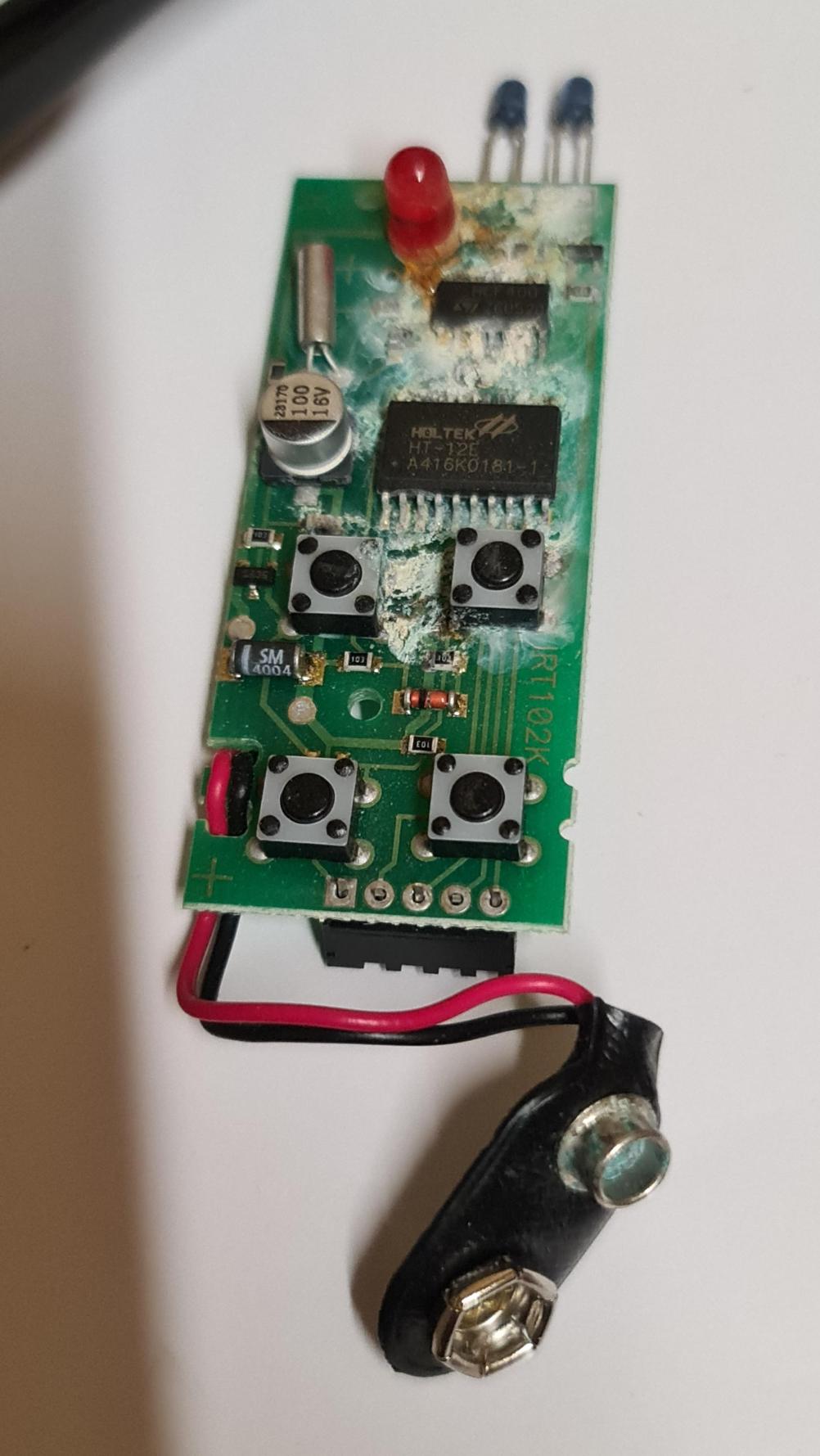 Mertik maxitrol  Remote Control - Inside Image