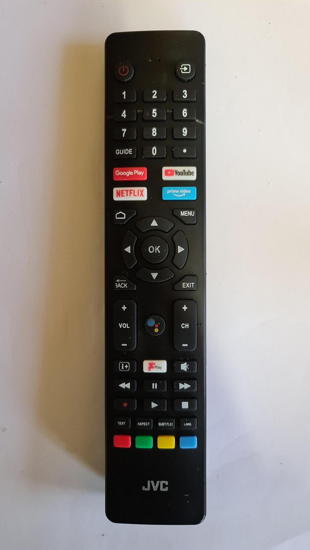 Jvc  Remote Control - Front Image