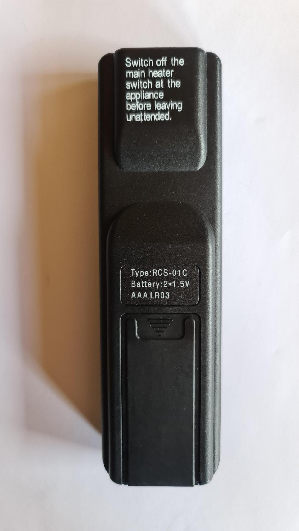 Detroit Picture Frame Fire Remote Control - Back Image
