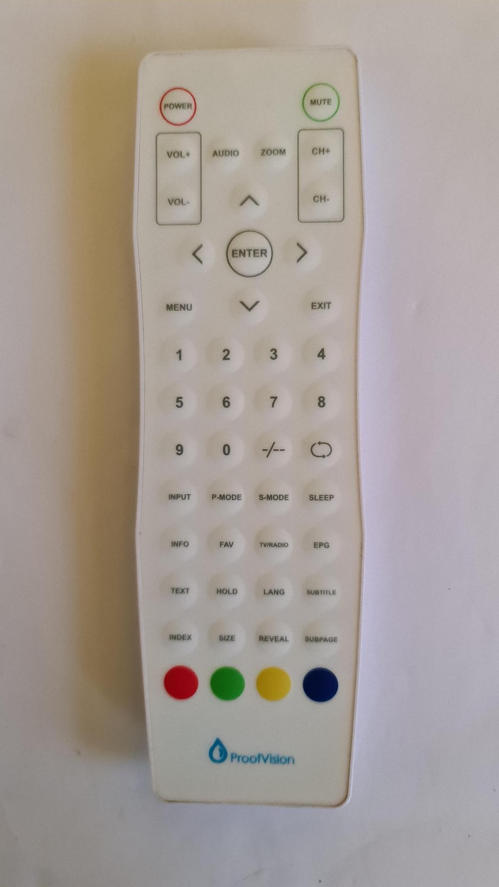 Proof vision   Remote Control - Front Image