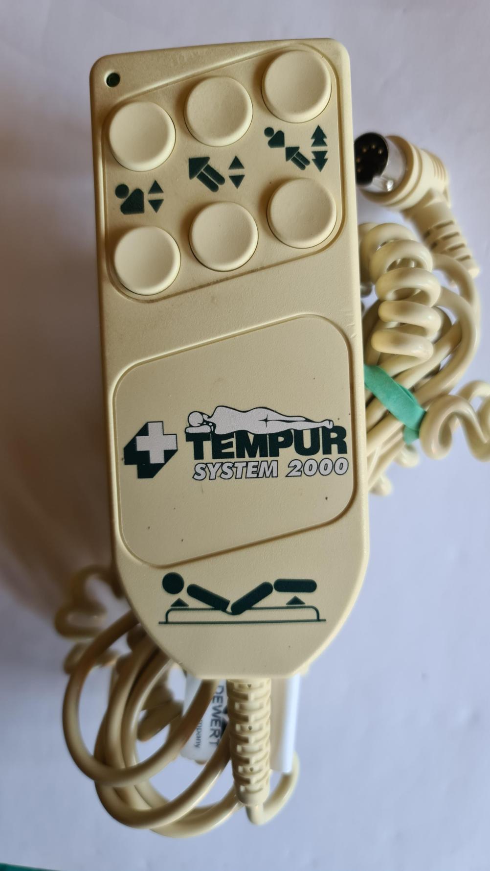 Tempur  System 2000 Remote Control - Front Image