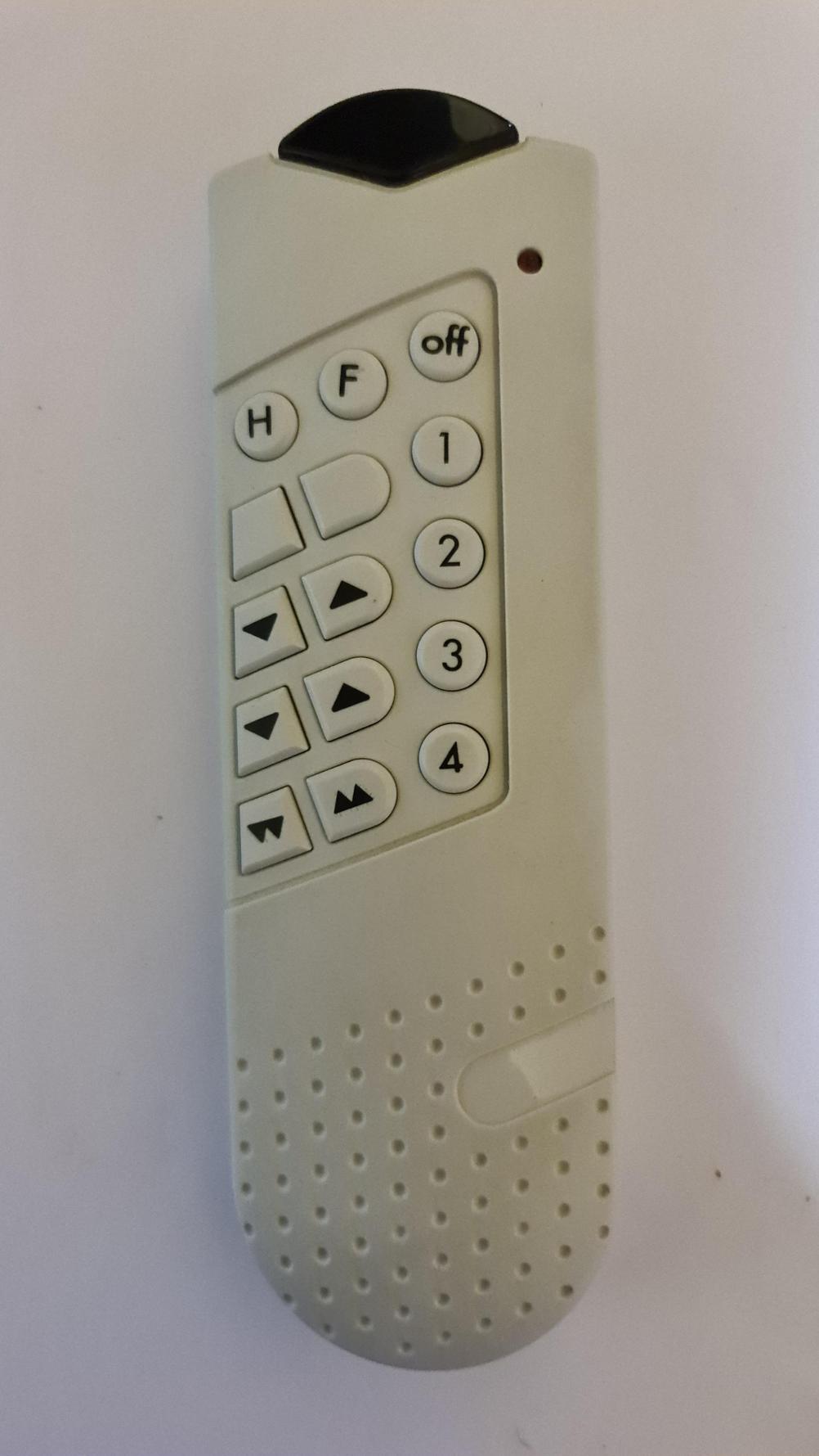 Visa Electronics IIR 140 Remote Control - Front Image