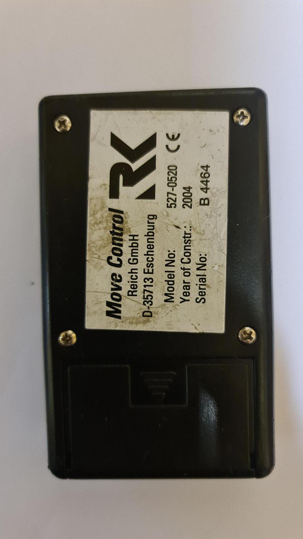 Reich Remote Control - Back Image
