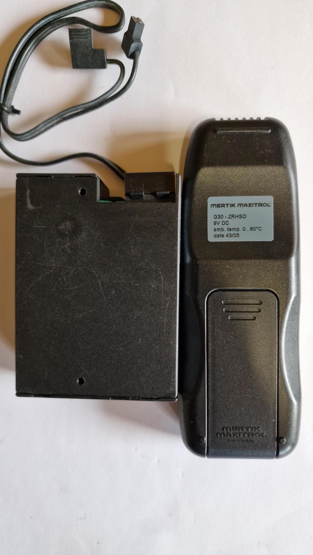 Mertik Maxitrol  Remote Control - Back Image