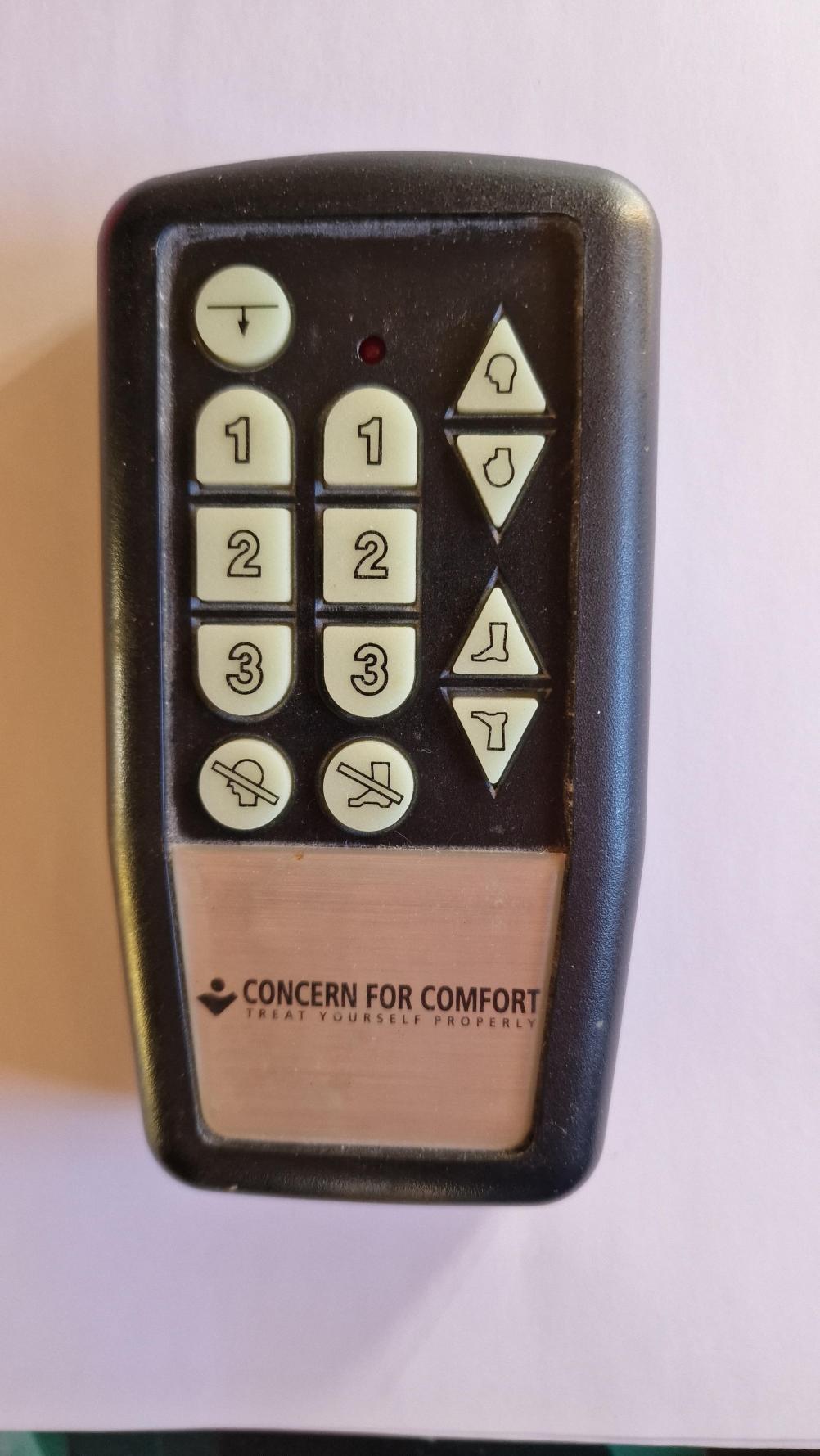 Care for Comfort  Remote Control - Front Image