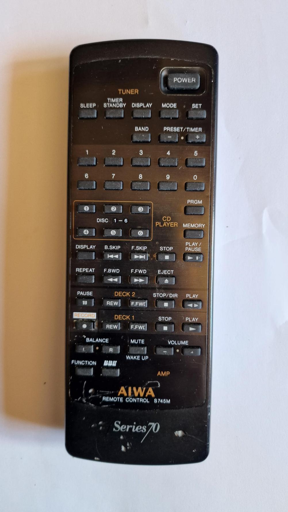 aiwa-s745m-remote-control-repair