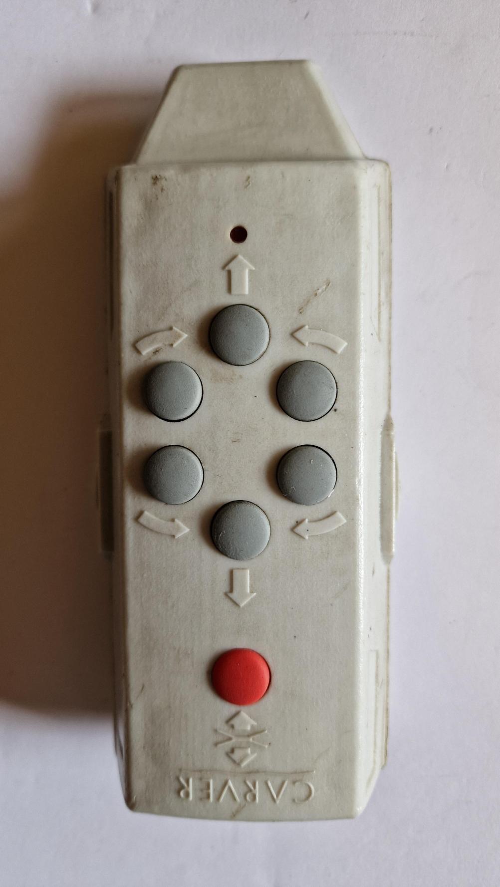 Carver  Remote Control - Front Image
