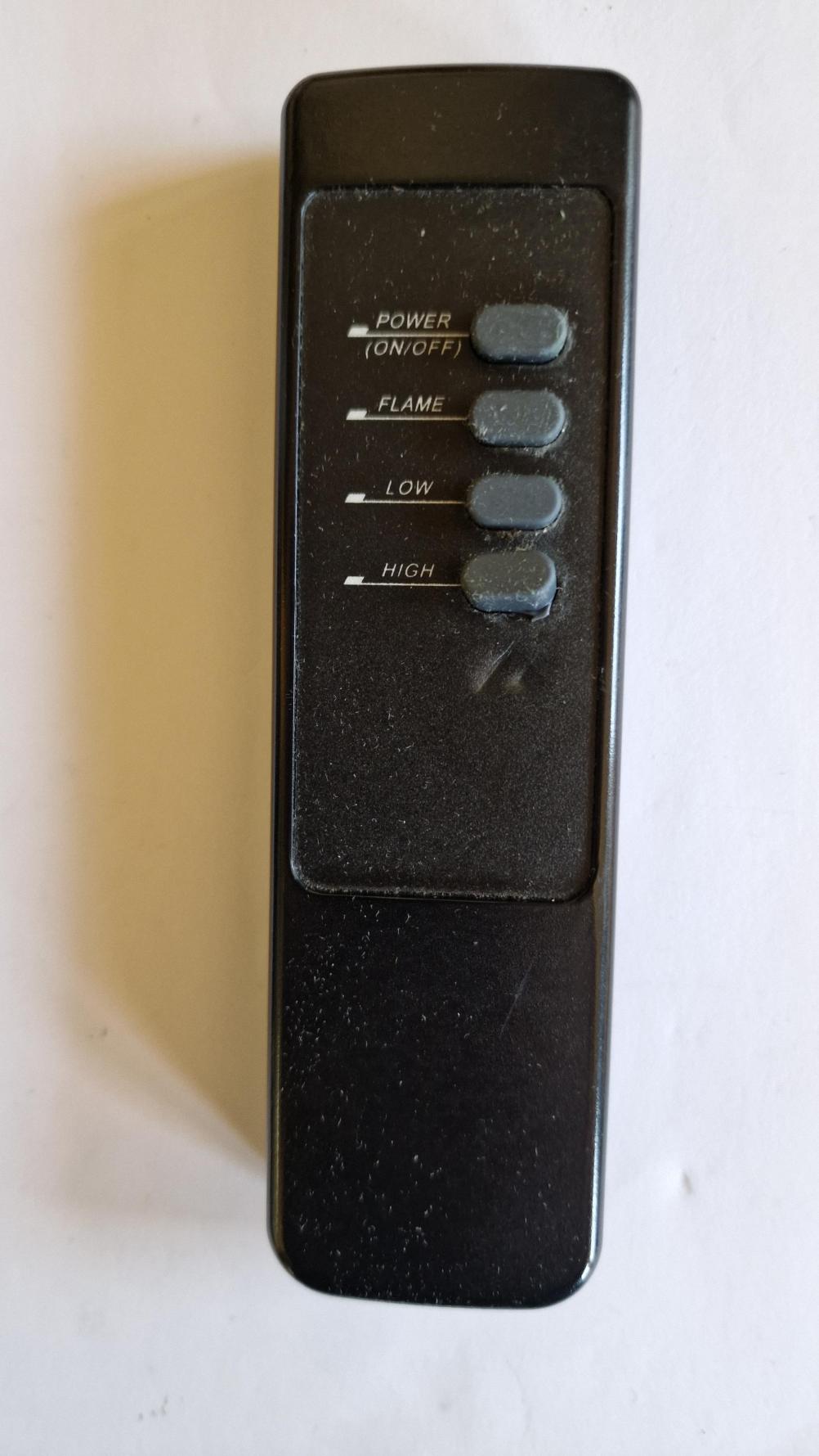 Gosport electric fire  Remote Control - Front Image