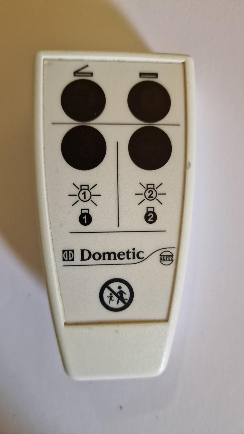 Dometic Heki Rooflight Remote Control - Front Image