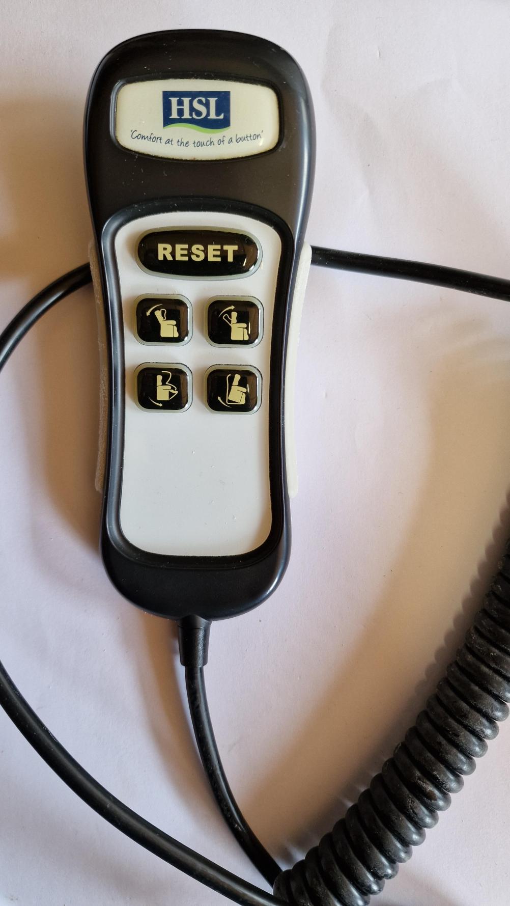 HSL Linton Grande Dual rise & recline chair Remote Control - Front Image