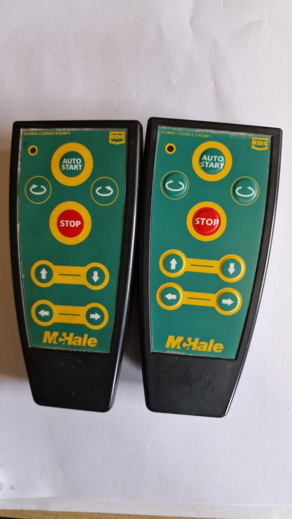 McHale RF433mhz Remote Control - Front Image