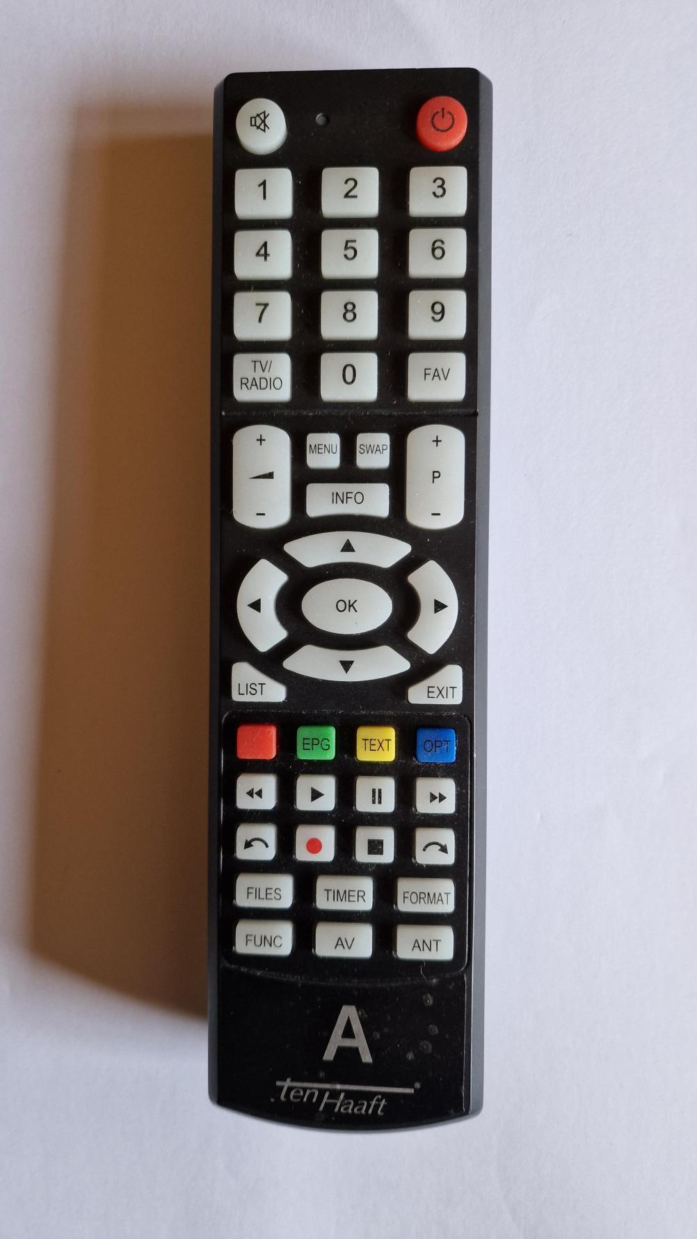 Ten Haaft Remote Control - Front Image