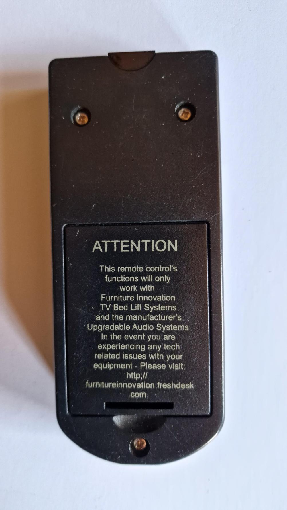 Furniture innovation   Remote Control - Back Image