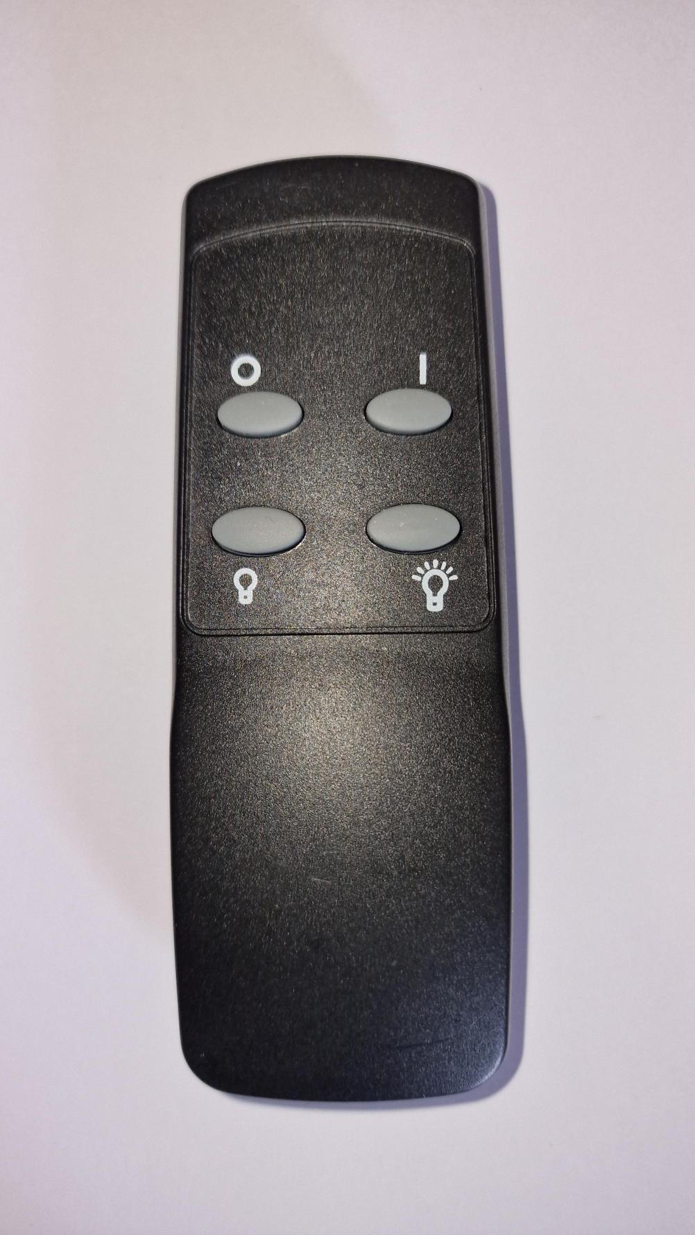 Dimplex fire   Remote Control - Front Image