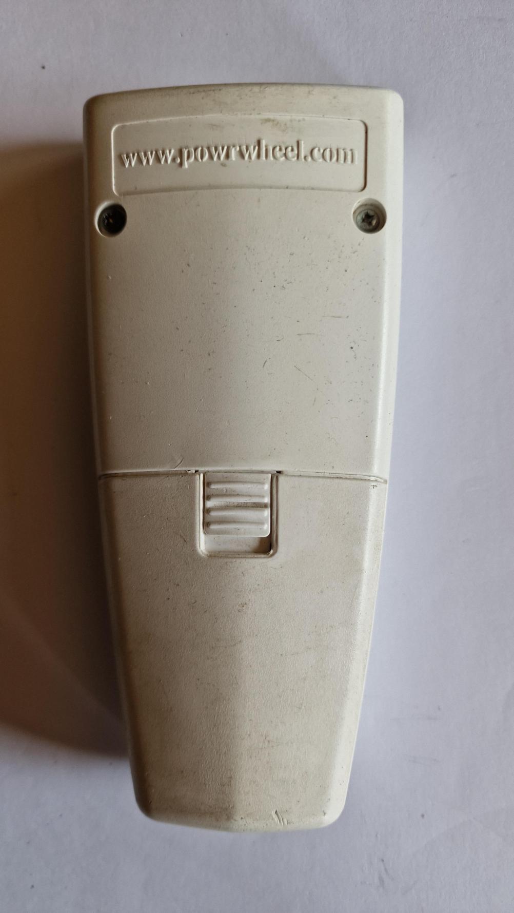 POWRTOUCH  Remote Control - Back Image