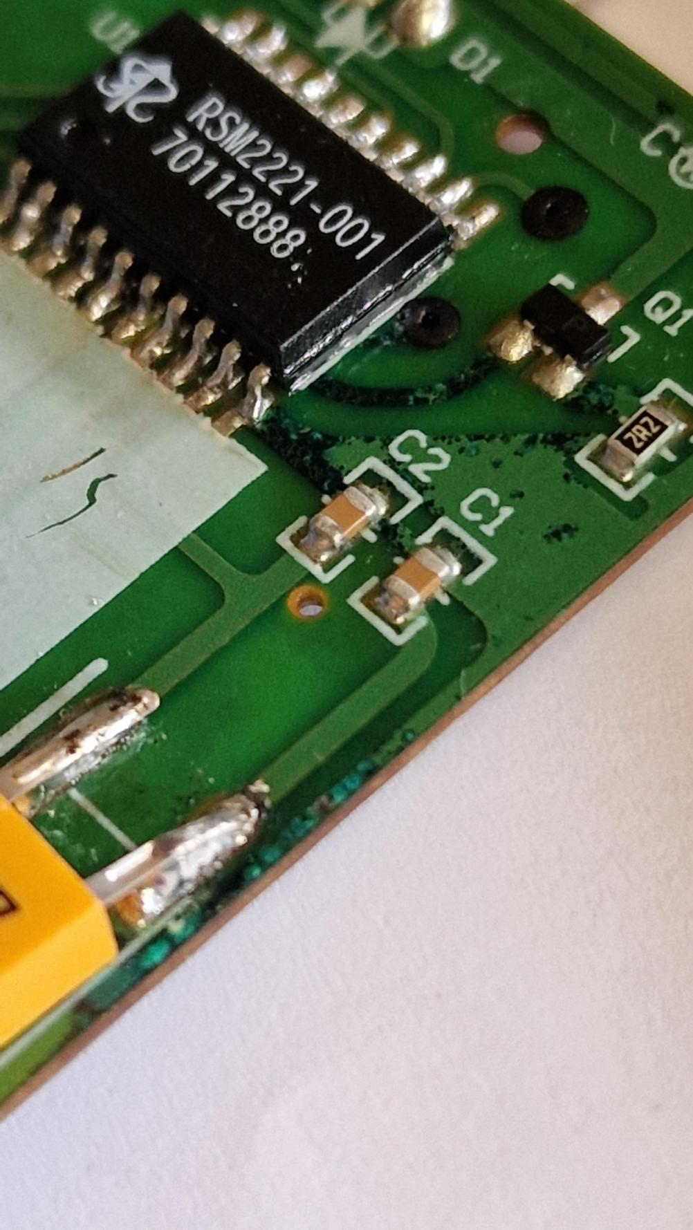 B&Q  WAP-021 EC Remote Control - Inside Image