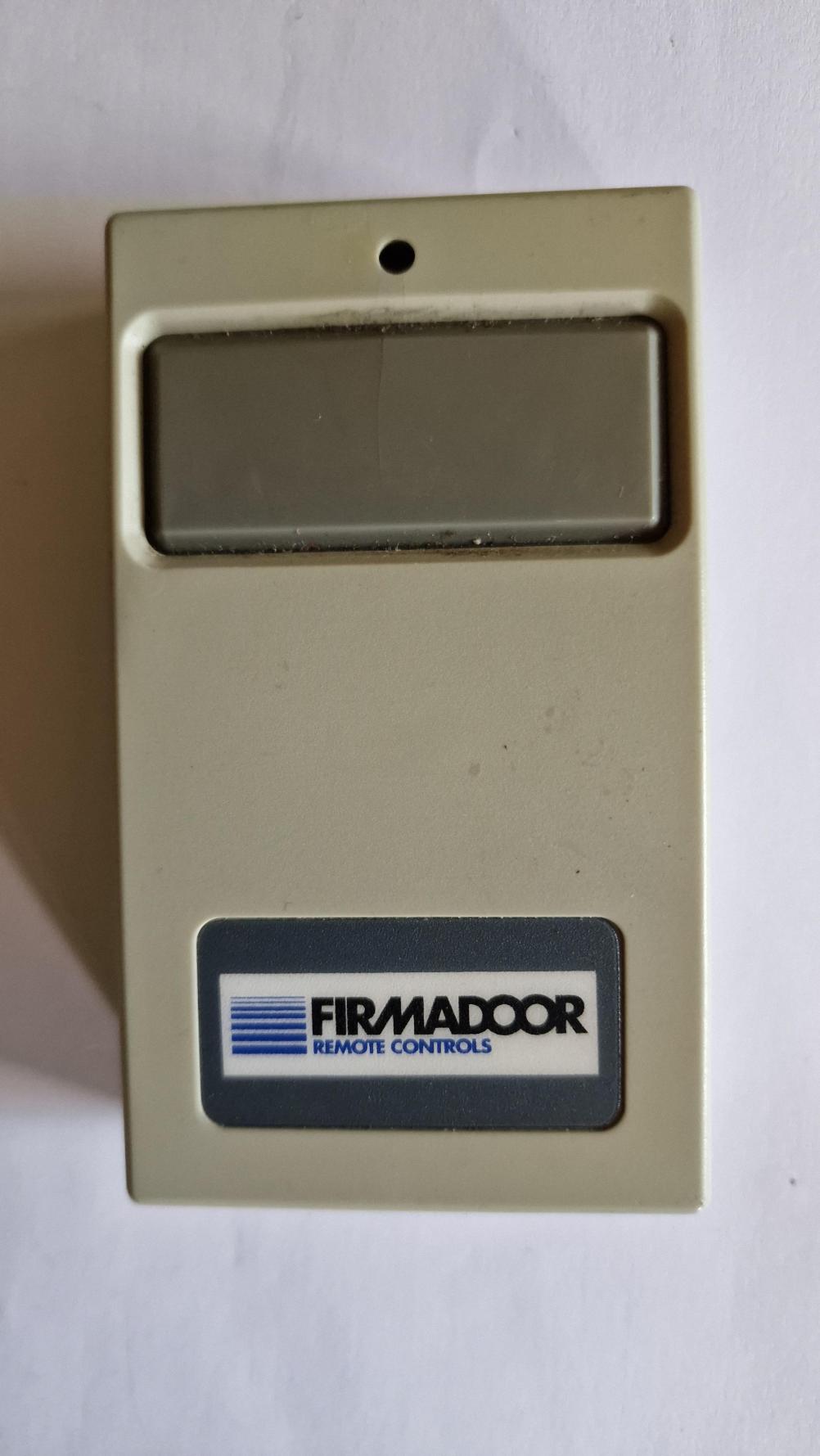 firmadoor  Remote Control - Front Image