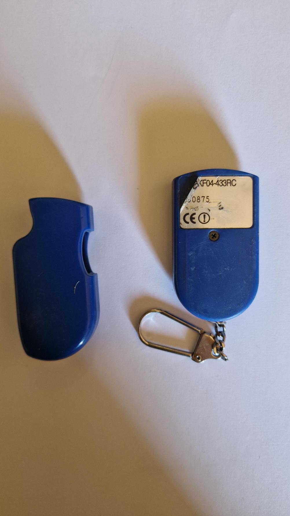 Garage Door  Remote Control - Back Image