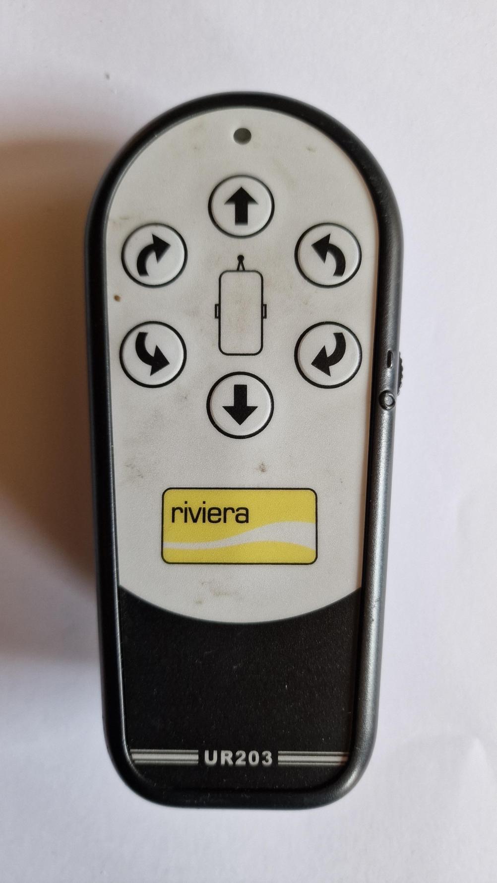Riviera  UR203 Remote Control - Front Image