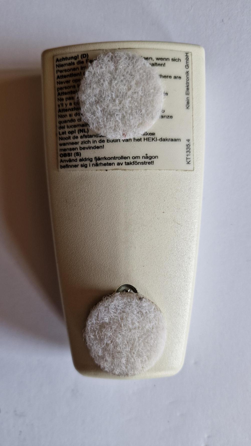 Dometic  Remote Control - Back Image