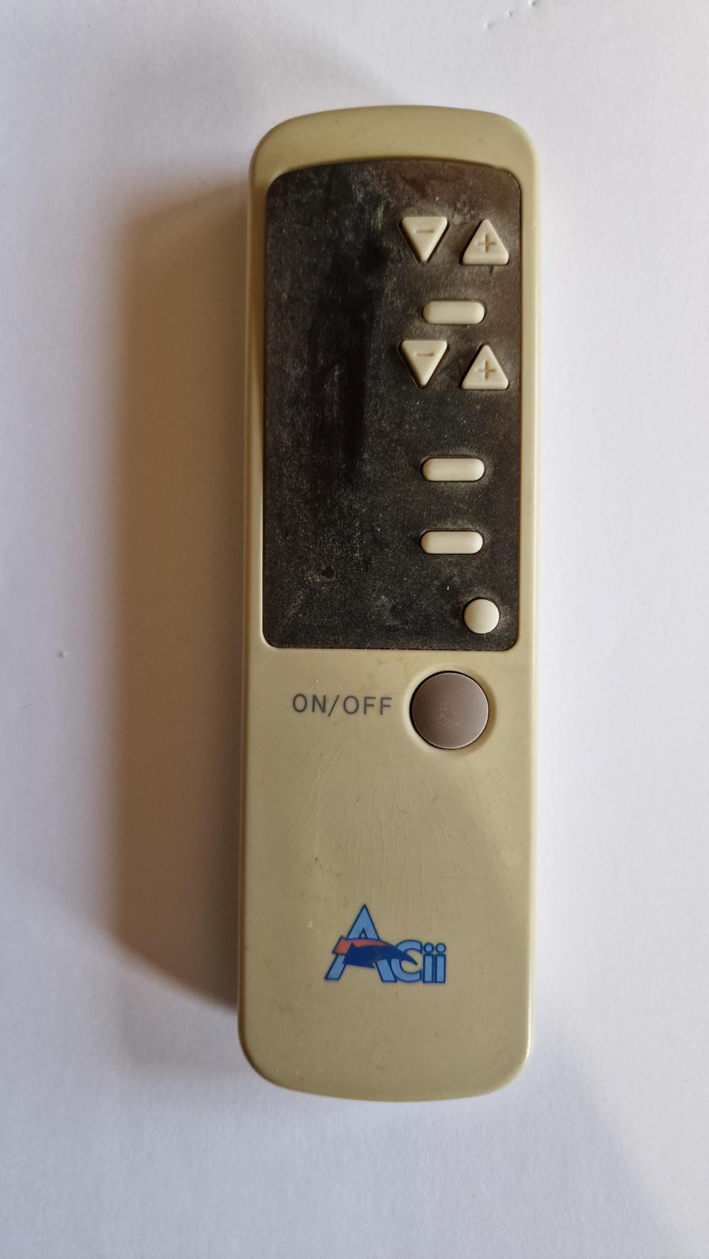 ACii  Remote Control - Front Image