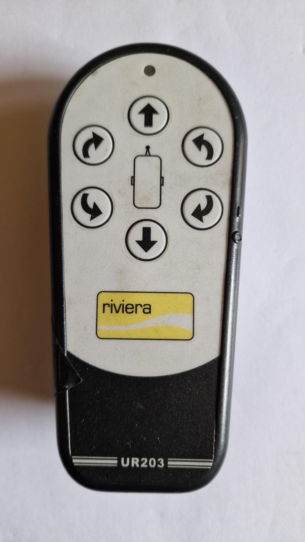 Riviera  UR203 Remote Control - Front Image