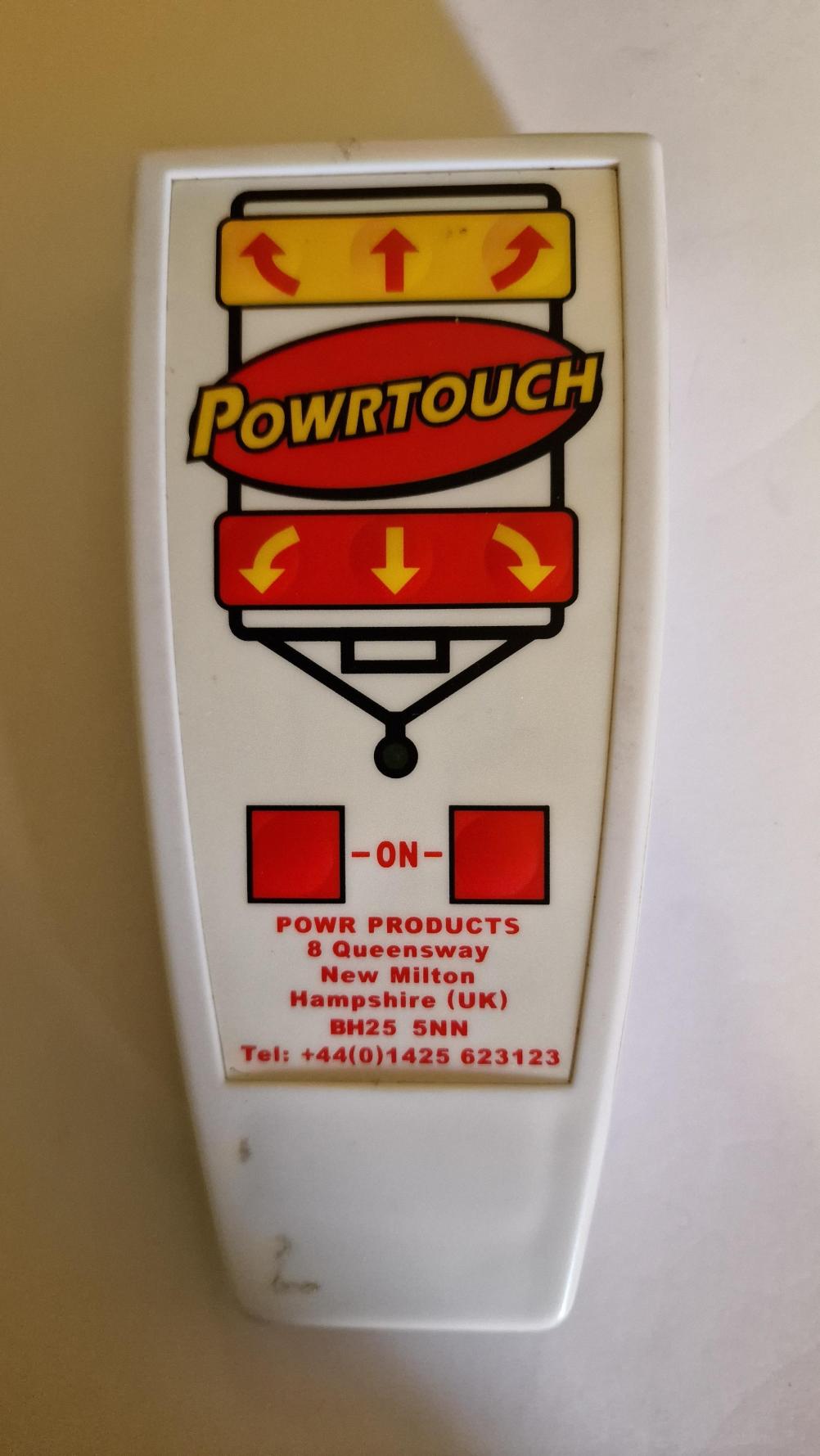 Powr products  Remote Control - Front Image