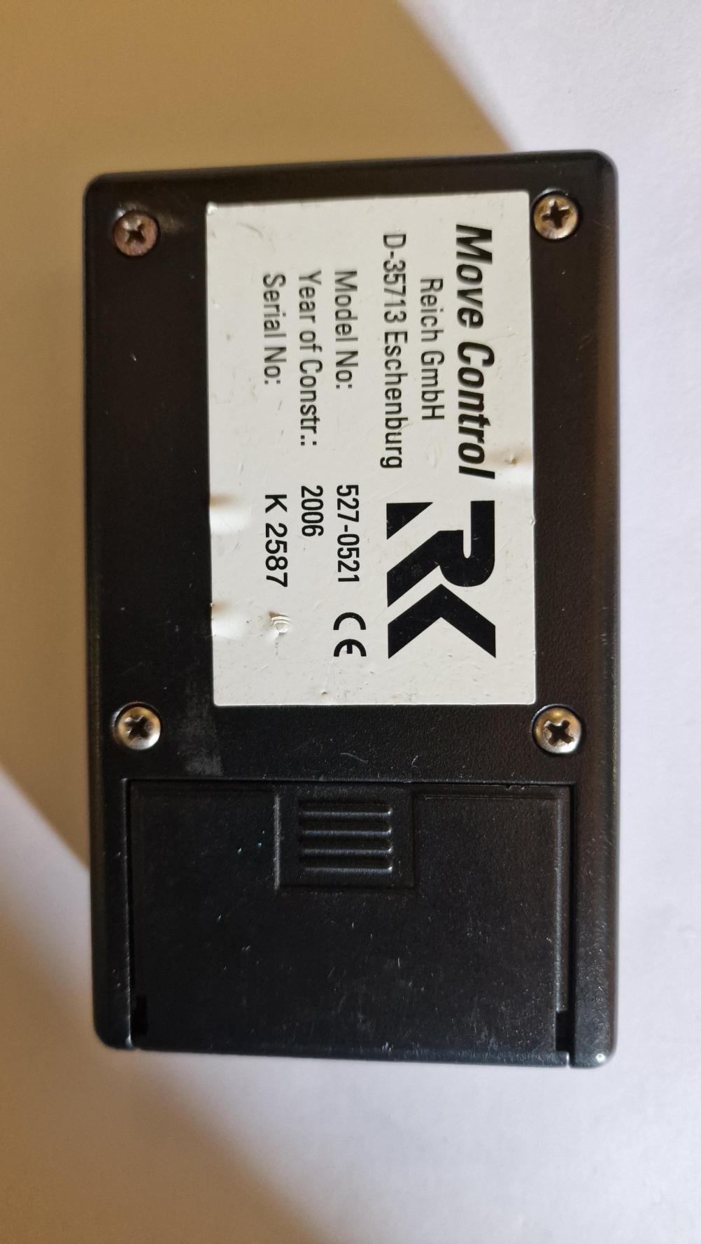 Reich  Remote Control - Back Image