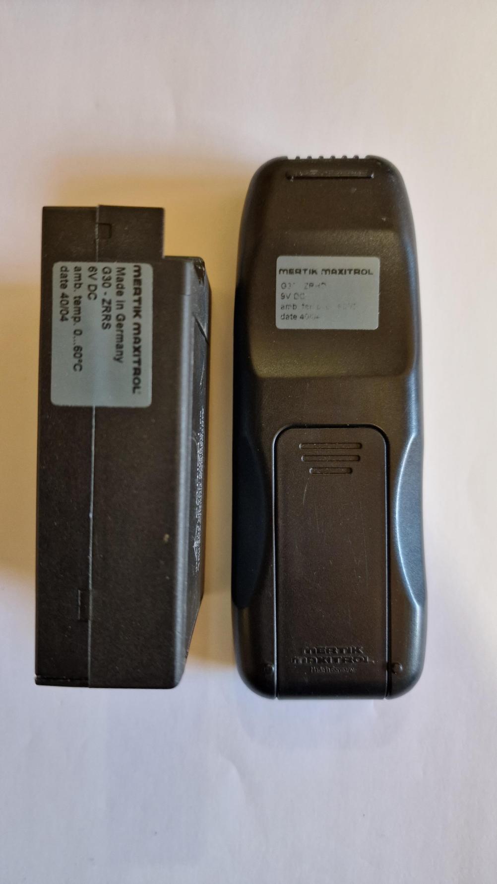 Mertik Maxitrol  G30 ZRRS Remote Control - Back Image