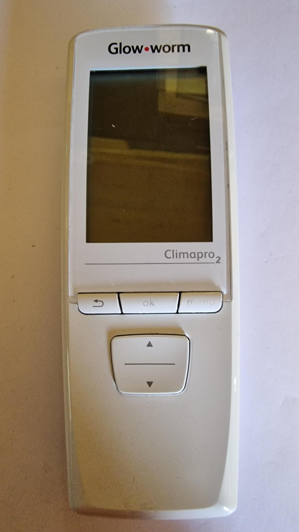 Glow worm  climapro.2 Remote Control - Front Image